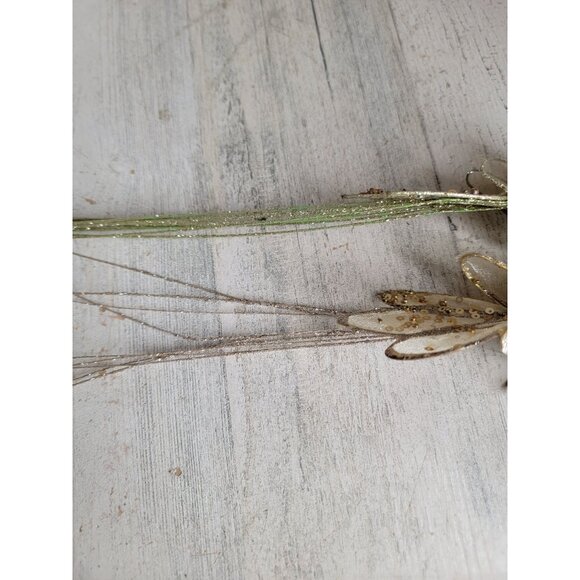 Clip on glitter bird long tail ornament Xmas set unique - Picture 3 of 9